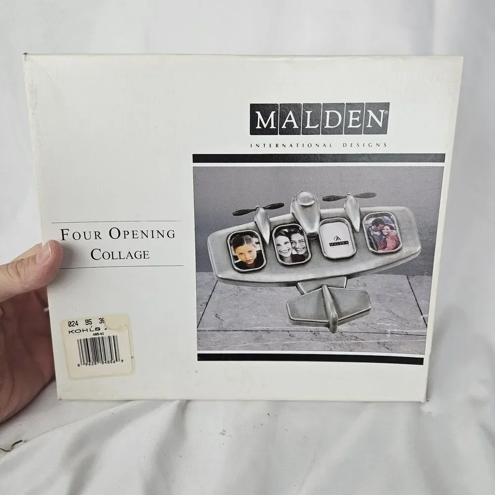Airplane Collage Photo Frame Vintage Four Opening Malden International Designs